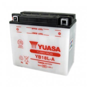 Batterie YUASA, 12V. 18Ah., Entl.-Nippel, ohne Säurepack, Kawasaki Z1000LTD u.viele Andere Modelle